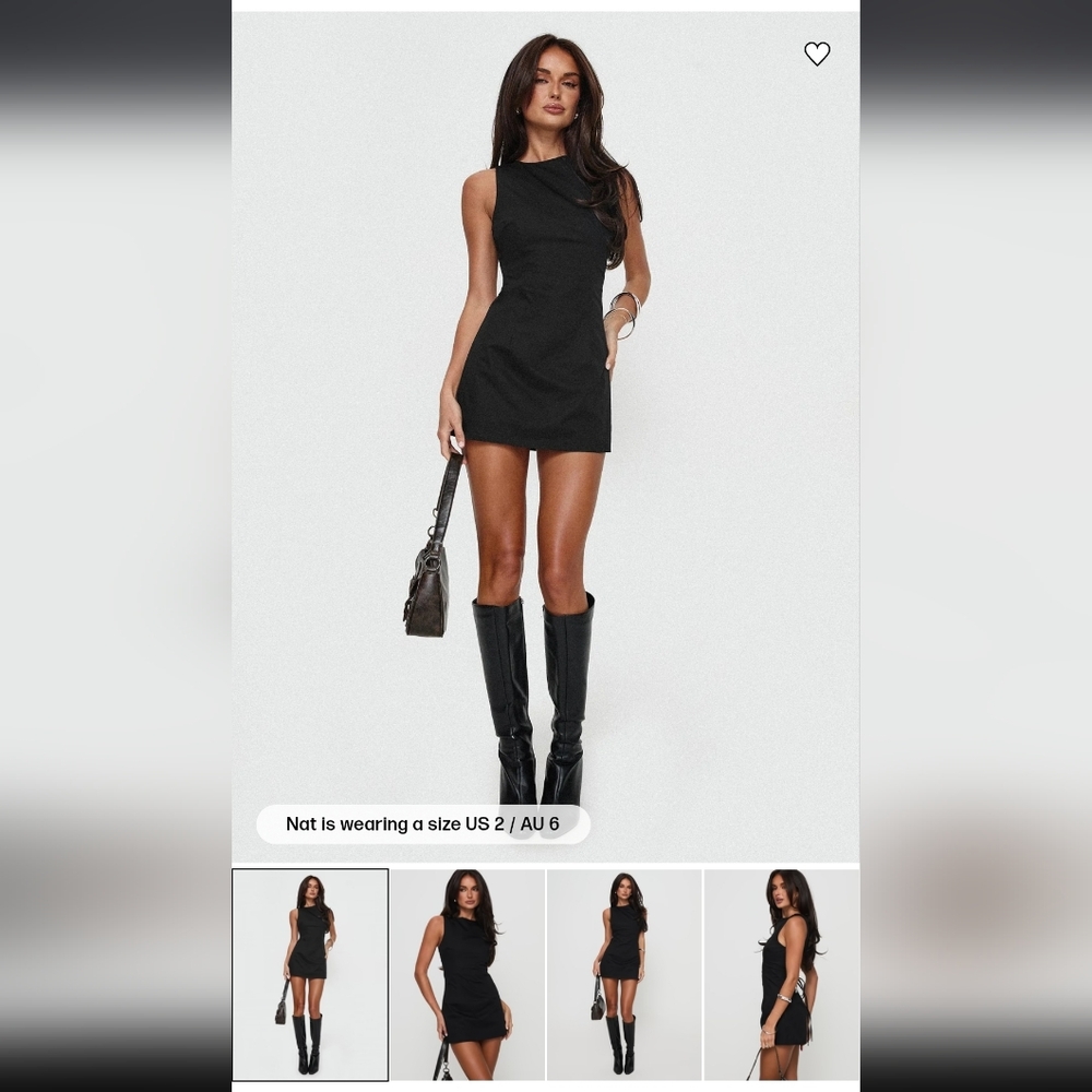 Elegant Black Mini Dress